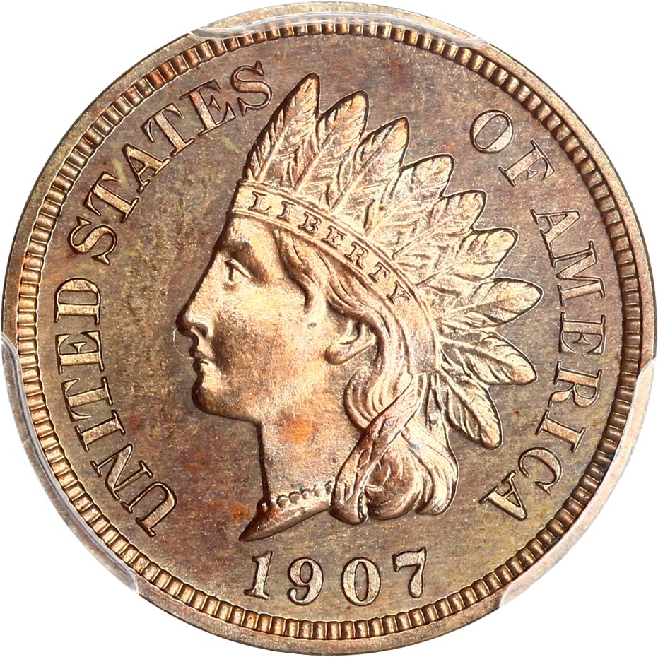 image for: 1907 1c PCGS Proof 64 BN