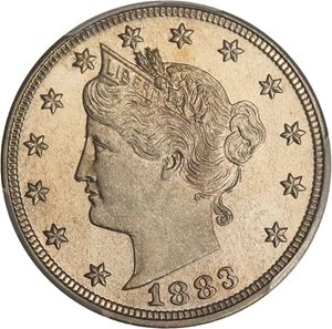 image for: 1883 5c PCGS Proof 67 CAM (No Cents)