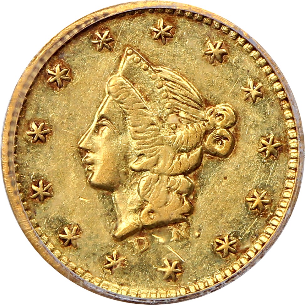 image for: 1853 Cal. Gold 50c PCGS AU55 (BG-409)