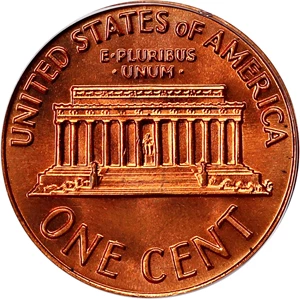 image for: 1972/1972 1c PCGS MS67 RD (Doubled Die)