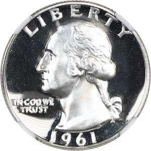 image for: 1961 25c NGC Proof 68 CAM *Star*