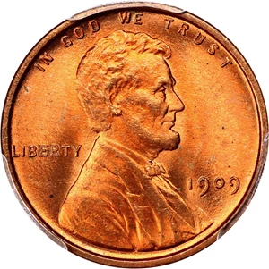 image for: 1909 Lincoln 1c PCGS MS67 RD