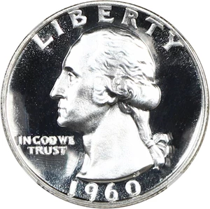 image for: 1960 25c NGC Proof 68 CAM