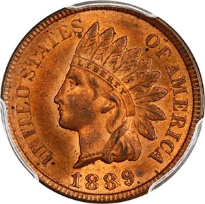 image for: 1889 1c PCGS MS65 RB