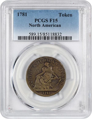 image for: 1781 North American Token PCGS F15