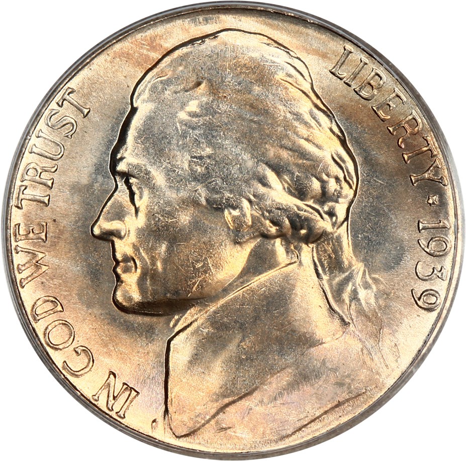 image for: 1939-S 5c PCGS MS65 FS (Reverse of 1938)