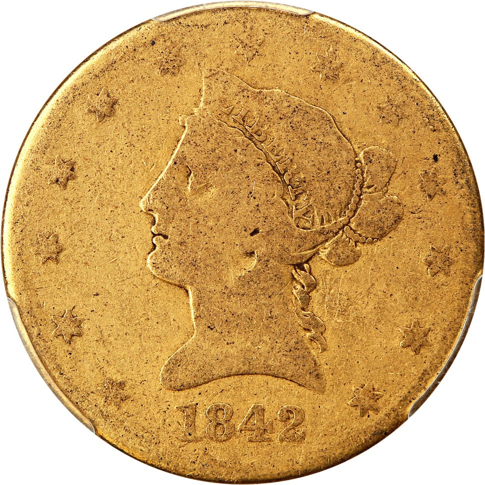 image for: 1842-O $10 PCGS Fair-02