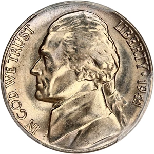 image for: 1941 5c PCGS MS67
