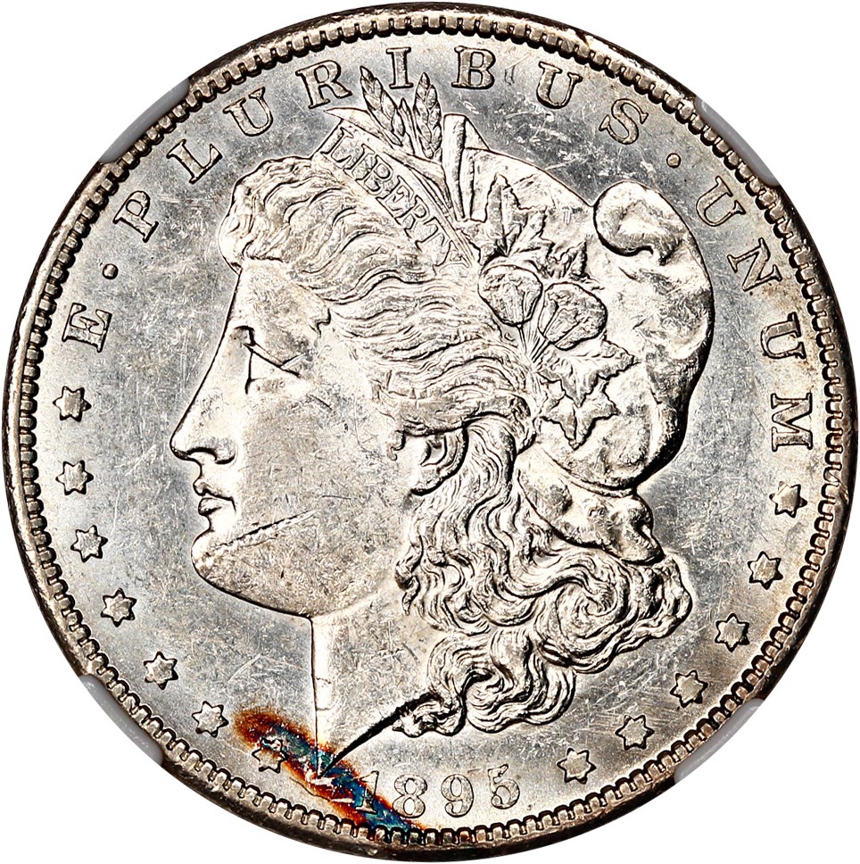 image for: Hot 50 VAM: 1895-S $1 NGC AU53 (VAM-3, S/S)