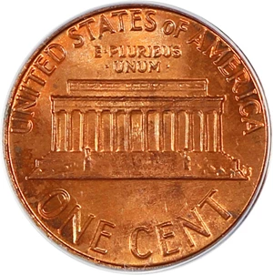 image for: 1977-D 1c PCGS MS66 RD