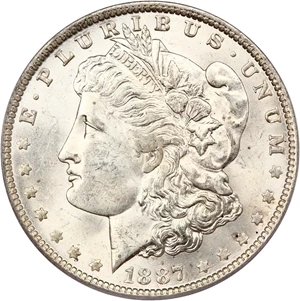 image for: Top 100 VAM: 1887-O $1 PCGS MS62 (VAM-3, 7/6)