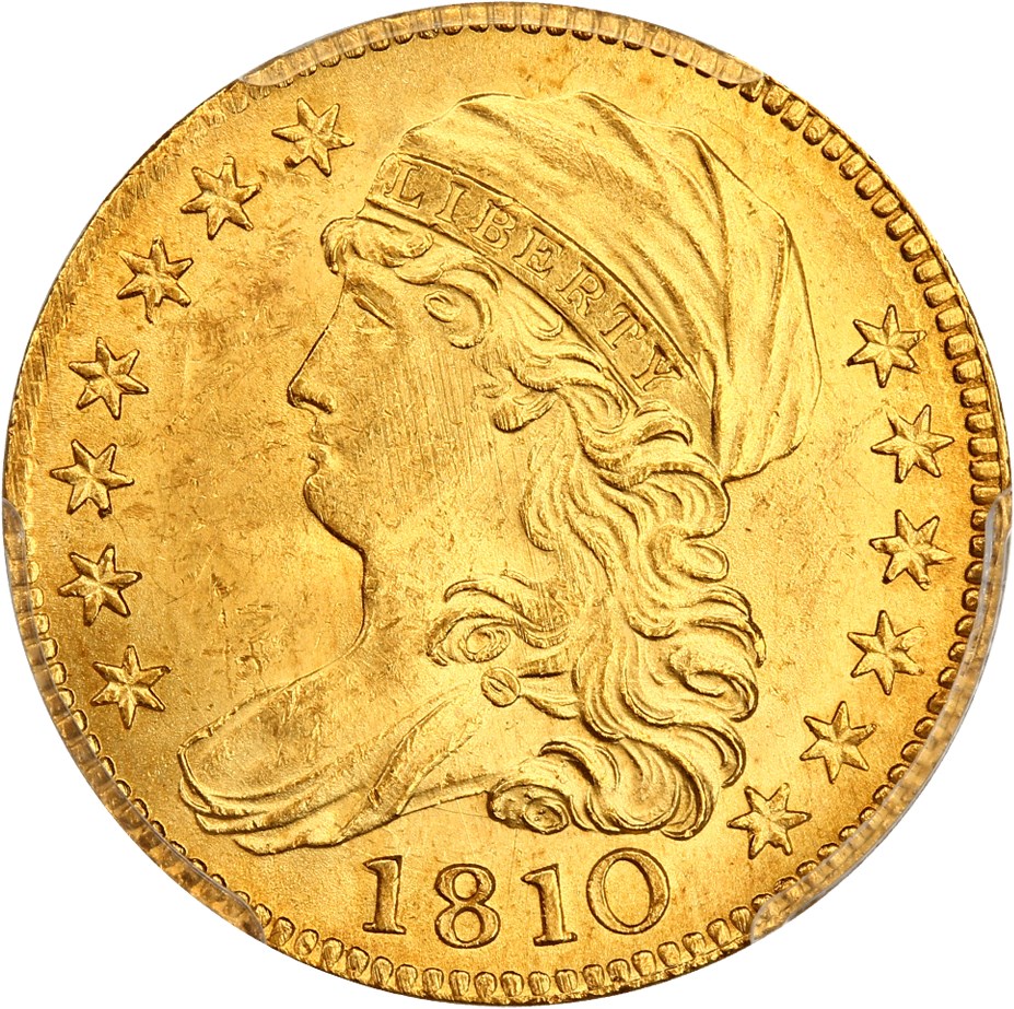 image for: 1810 $5 PCGS MS63 (Large Date, Large 5)