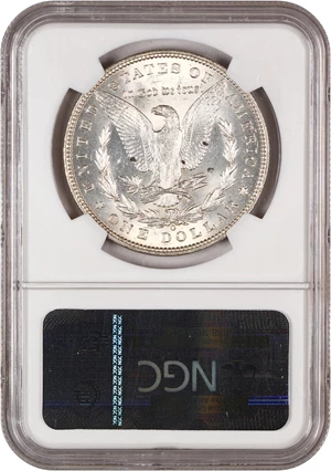 image for: 1887-O $1 NGC MS61 (VAM-22A, DDO, Pitted Rev)