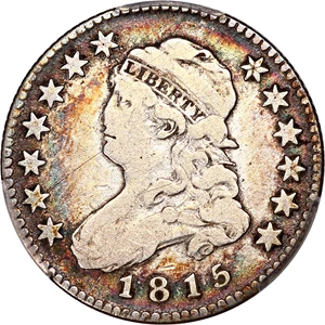 image for: 1815 25c PCGS F12