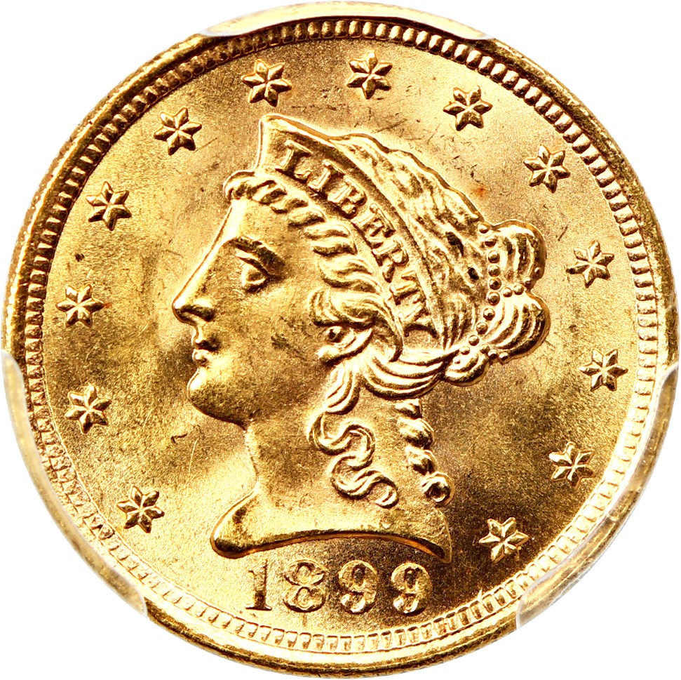 image for: 1899 2 1/2 PCGS MS66