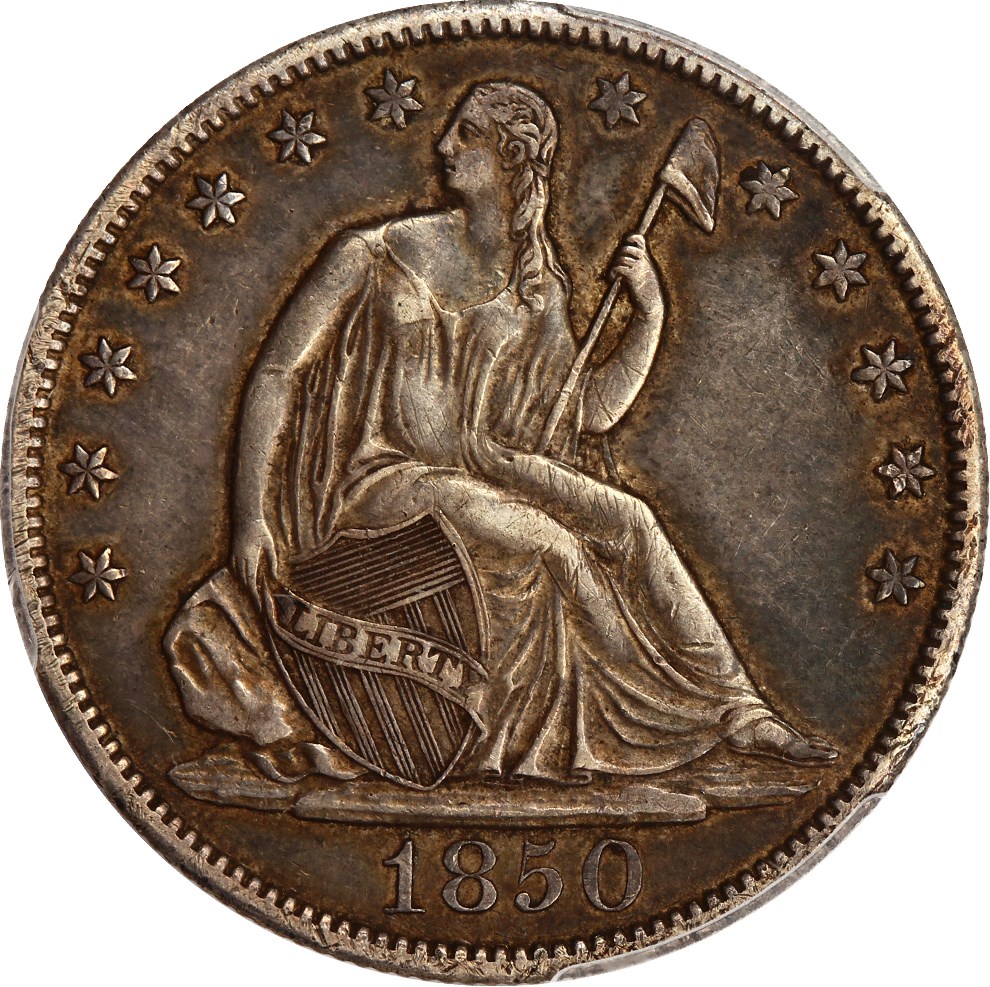 image for: 1850-O 50c PCGS/CAC XF45