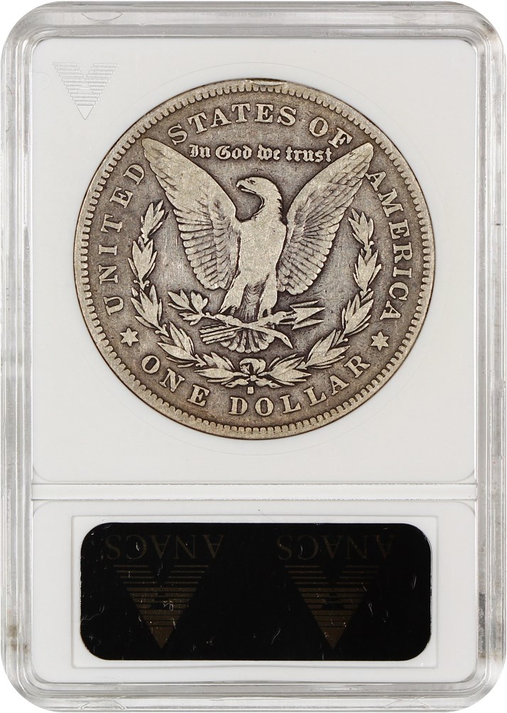 image for: Top 100 VAM: 1878-S $1 ANACS F12 (VAM-58, Long Neck)