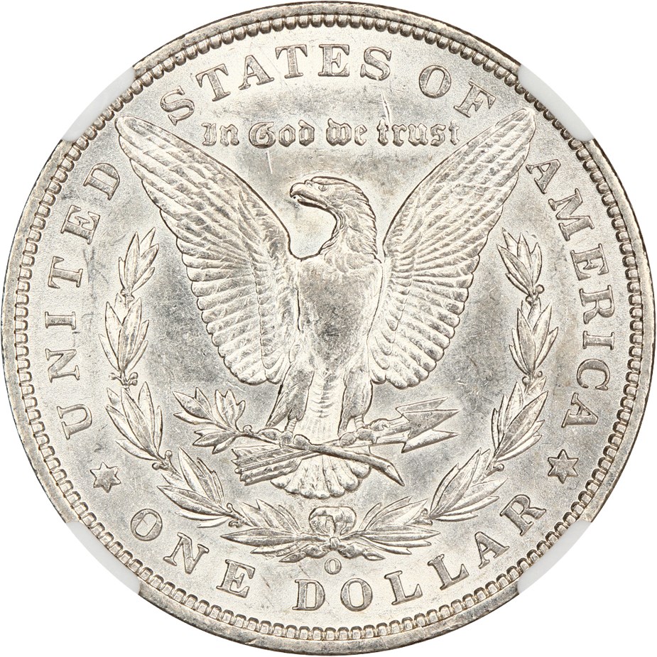 image for: Top 100 VAM: 1887-O $1 NGC AU55 (VAM-22B)