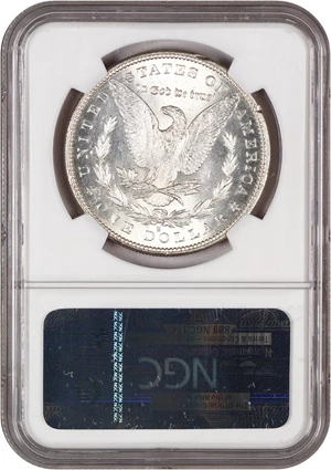 image for: Hot 50 VAM: 1888-S $1 NGC MS62 (VAM-1B, Pitted Reverse)