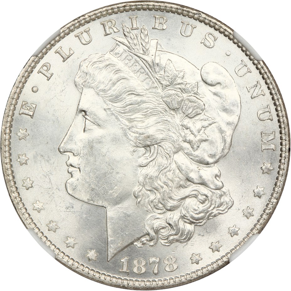 image for: 1878 8TF $1 NGC MS62 (VAM-16, Tripled Stars)