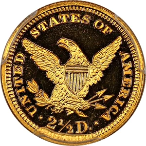 image for: 1900 $2 1/2 PCGS Proof 66 DCAM ex: D.L. Hansen