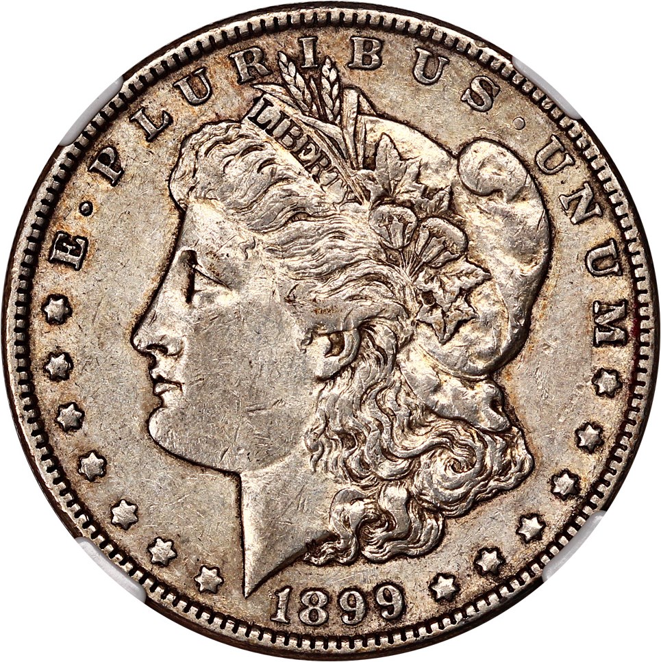 image for: Top 100 VAM: 1899-O $1 NGC AU50 (VAM-31, Micro O)