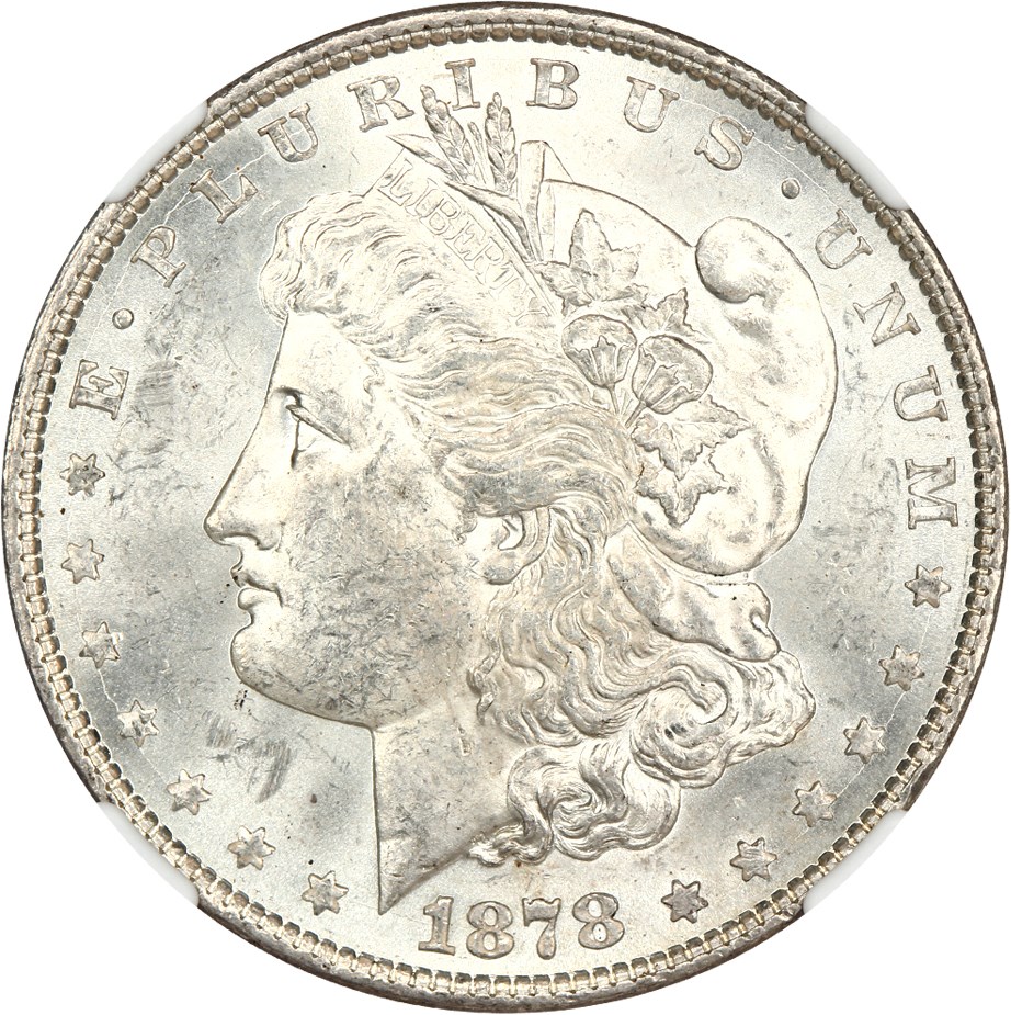 image for: 1878 8TF $1 NGC MS62 (VAM-12, Notched Star)
