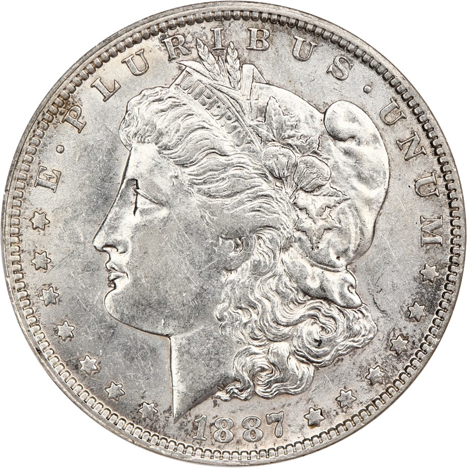 image for: Top 100 VAM: 1887-O $1 NGC AU55 (VAM-22A, DDO, Pitted Rev)