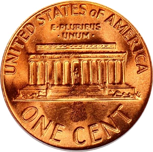 image for: 1970-S 1c PCGS MS66 RD (Large Date)