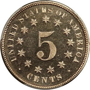 image for: 1879 5c PCGS/CAC Proof 65 CAM