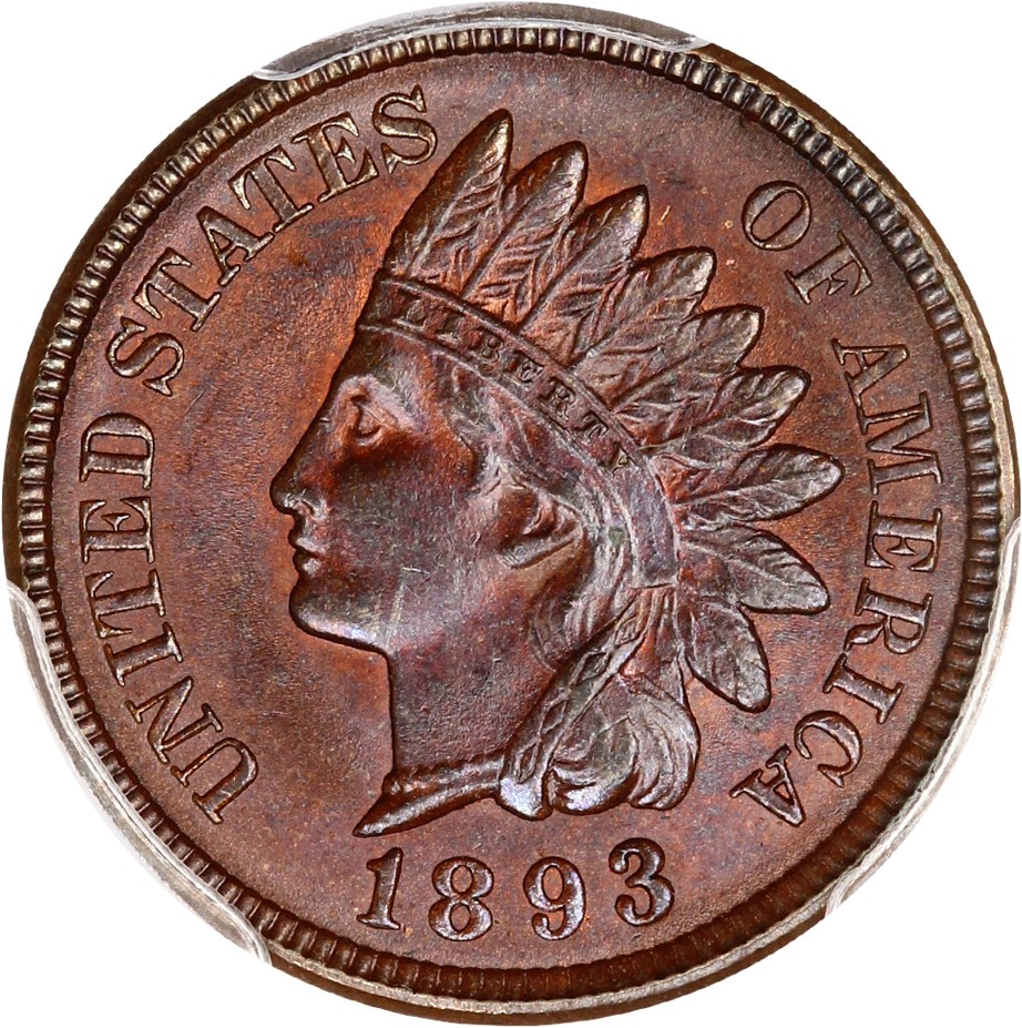 image for: 1893 1c PCGS MS64 BN