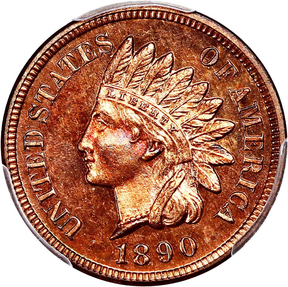 image for: 1890 1c PCGS Proof 64 RB