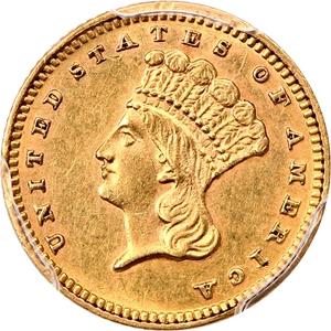 image for: 1887 G$1 PCGS AU55