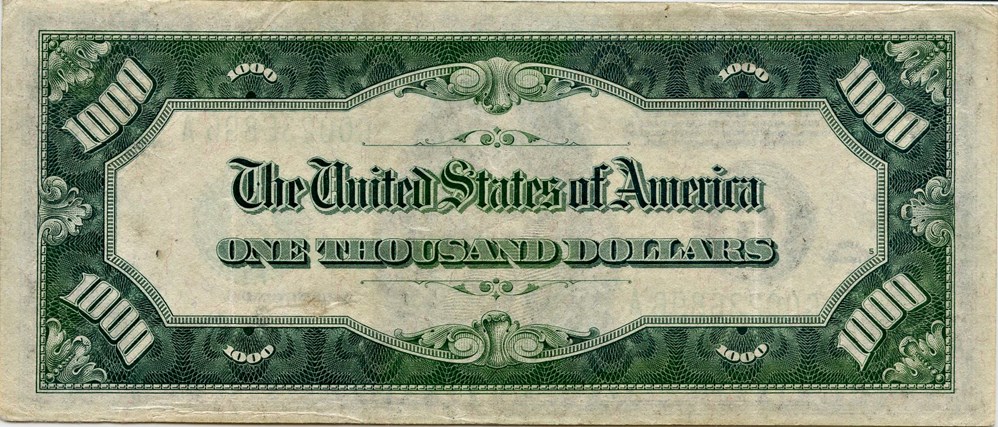 image for: FR. 2212G 1934A $1000 Federal Reserve Note Chicago PMG Very Fine 35