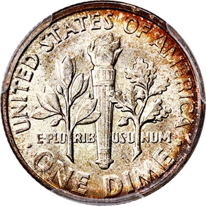 image for: 1951 10c PCGS MS67 FB