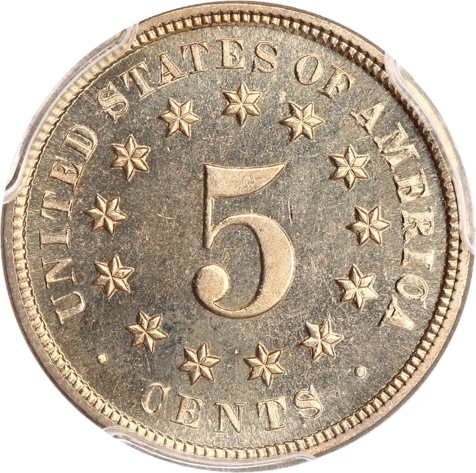 image for: 1874 5c PCGS Proof 65 CAM