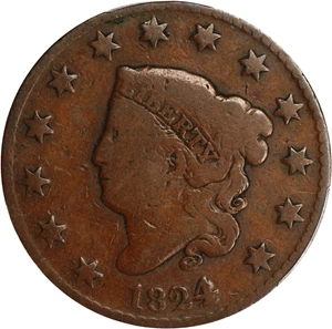 image for: 1824/2 1c PCGS Good-04