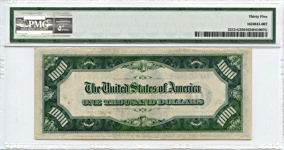 image for: FR. 2212G 1934A $1000 Federal Reserve Note Chicago PMG Very Fine 35