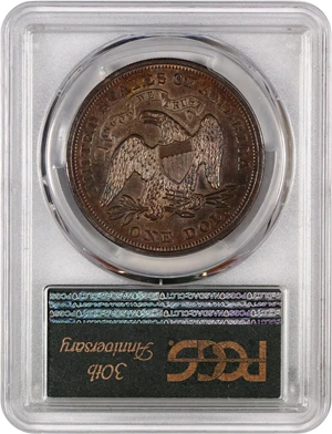 image for: 1871 $1 PCGS AU Details (Questionable Color, Retro OGH)