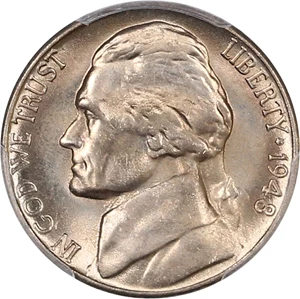 image for: 1948-S 5c PCGS MS66