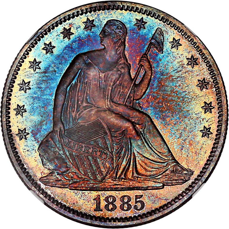 image for: 1885 50c NGC Proof 65