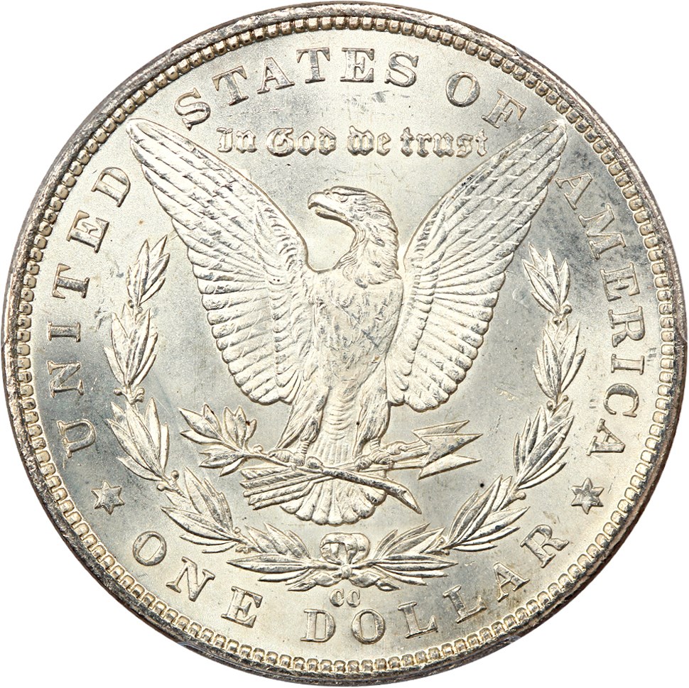 image for: 1882-CC $1 PCGS MS66 (VAM-2, Counter Clash)