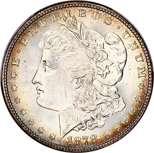 image for: 1878 7TF $1 PCGS MS66 (Reverse of 1878)
