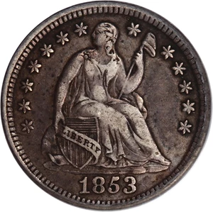 image for: 1853 H10c PCGS VF35 (No Arrows)