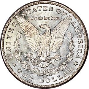 image for: Hot 50 VAM: 1885-CC $1 PCGS MS64 (VAM-4, Doubled Dash)