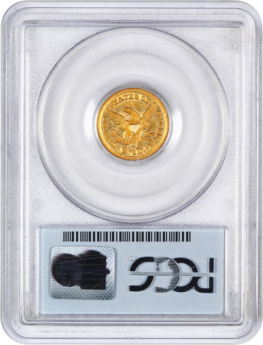 image for: 1859-D $2 1/2 PCGS AU53