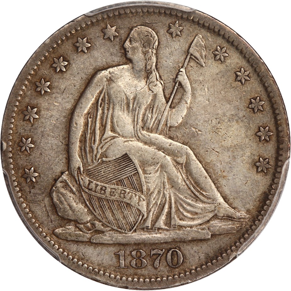 image for: 1870-S 50c PCGS XF45