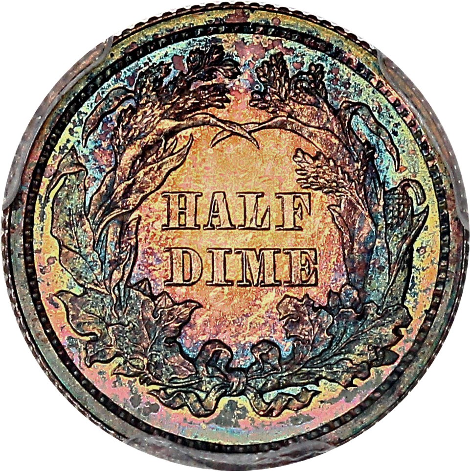 image for: 1863 H10c PCGS/CAC Proof 66+