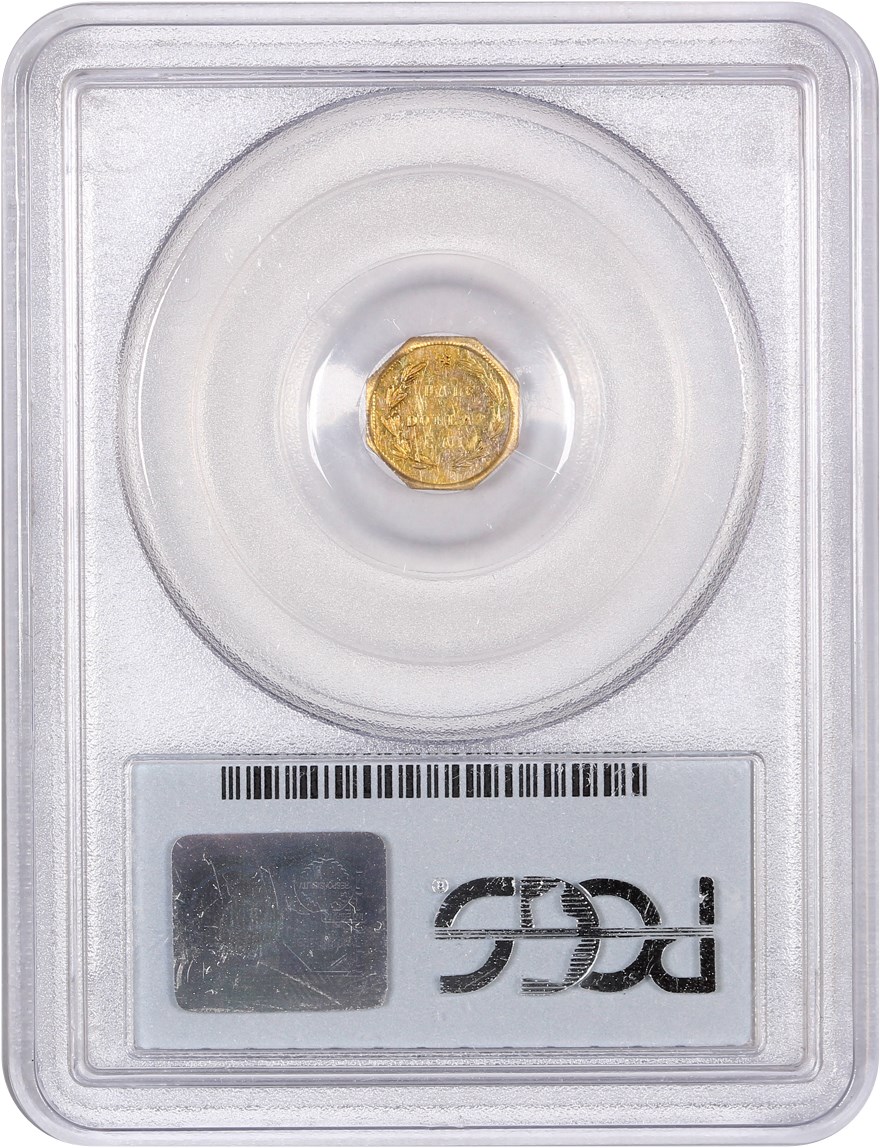 image for: 1870 Cal. Gold 50c PCGS AU58 (BG-922) ex: Bass