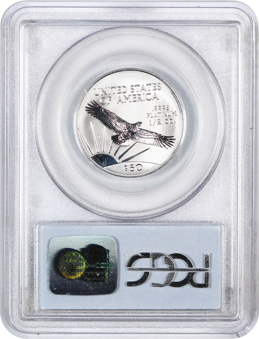 image for: 2003 Platinum Eagle $50 PCGS MS69